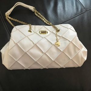 Big Buddha white quilted bag